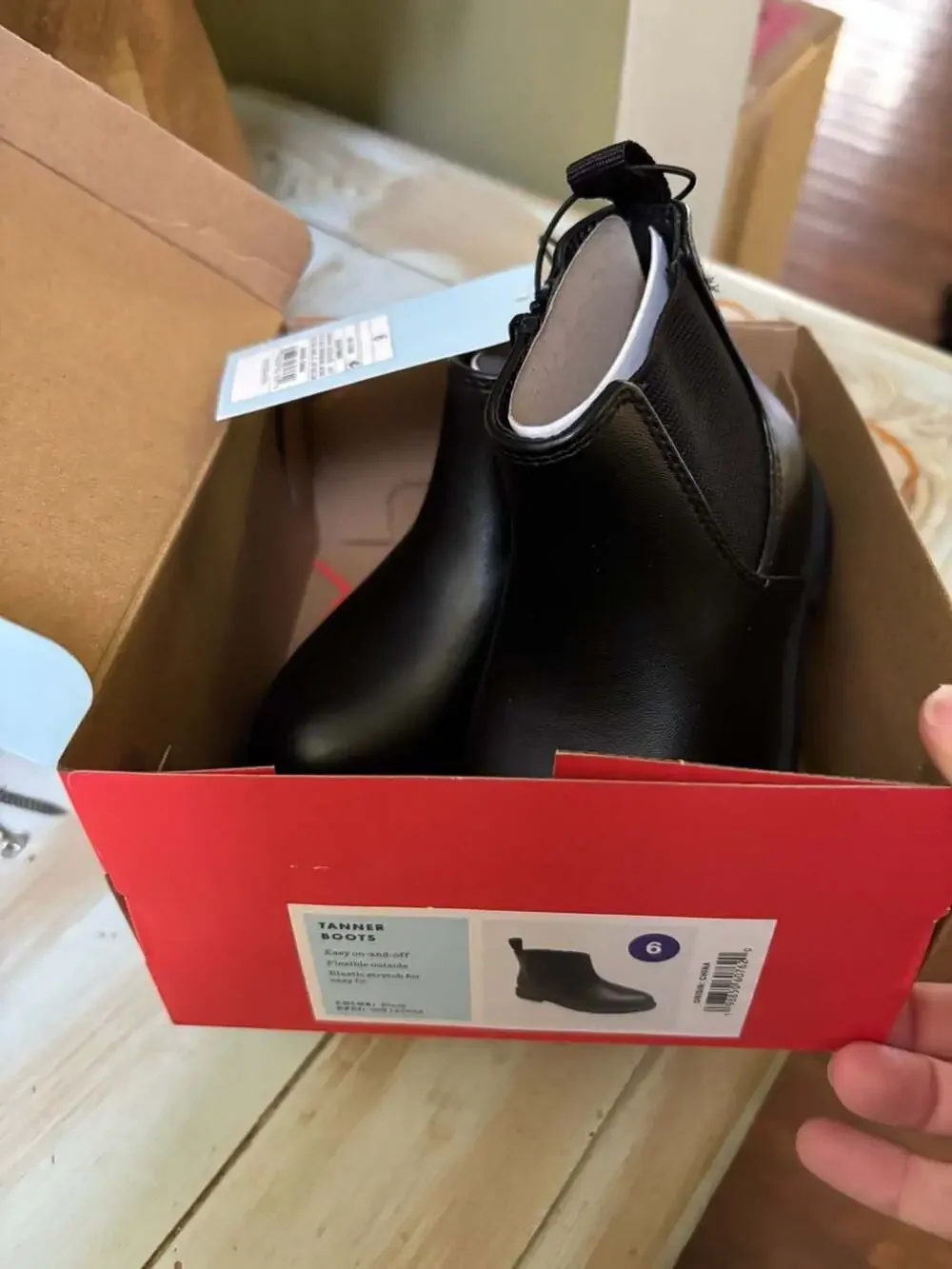 Cat & Jack Toddler Tanner Boots Size 6 Black